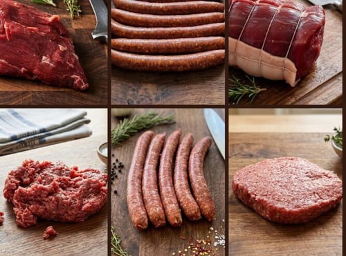 Ferme de la Porte aux Moines - Colis de viande bœuf : Barbecue 10kg