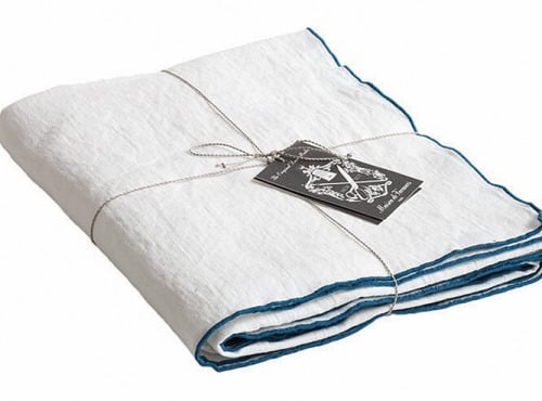 Maison de Vacances - Nappe Bourdon - Toile Mimi canard - 170x170