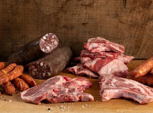 Ferme Arrokain - [Précommande] Colis de viande fraîche de Porc basque Kintoa AOP – 2,5 kg
