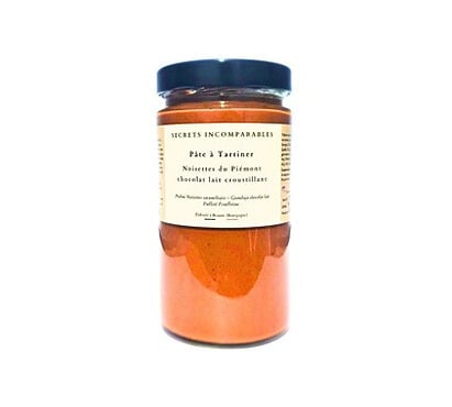Secrets Incomparables - Pâte à Tartiner Noisette du Piémont IGP Chocolat Lait Croustillant 720g