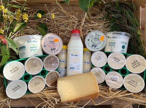FermOgout - Colis découverte : Fromage, Yaourt, Crème dessert, Lait