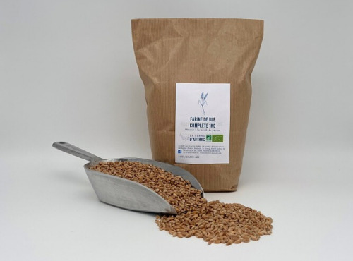 La Ferme d'Autrac - Farine de Blé BIO Complète 10kg