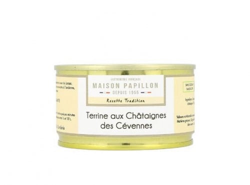 Maison PAPILLON - Artisan depuis 1955 - Terrine aux Châtaignes des Cévennes 130g
