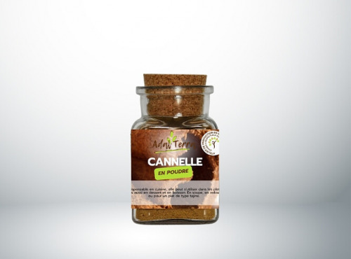 Adal Terra - Epices - Cannelle Bio (en poudre) 60G