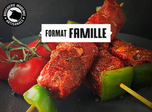 Boucherie Moderne - Brochette de bœuf (Format Famille) - 2kg