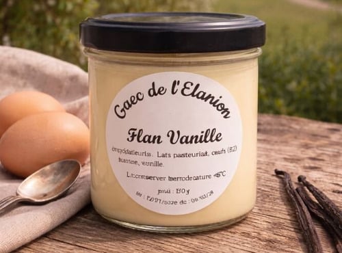 Gaec de l'Elanion - Flan À La Vanille En Pot 130g