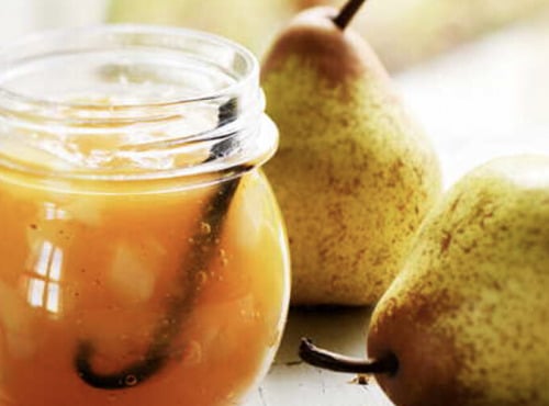 L'OLIVERAIE DU COUDON - Confiture Extra de Poire à la Vanille Bourbon – 370 g