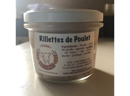 Ferme Guillaumont - Rillettes de poulet