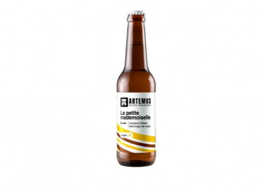 Brasserie Artemus - Bières artisanales blonde La Petite Mademoiselle - pack de 12x33cl