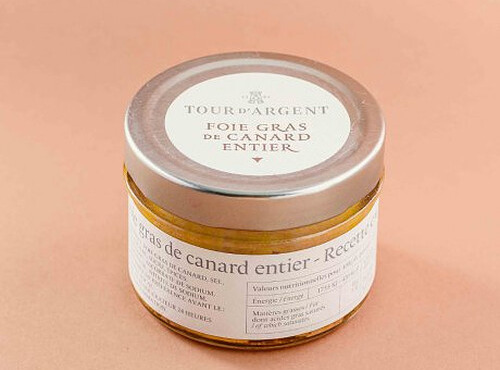 La Petite Epicerie de la Tour d'Argent - Foie gras de canard entier  210g