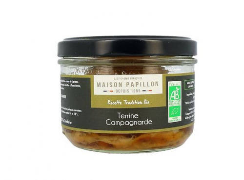 Maison PAPILLON - Artisan depuis 1955 - Terrine BIO de Campagnarde 160g