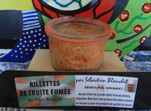 Bassilour Gourmet - Rillettes de truite fumée au citron huile d'olive