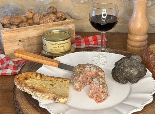 Domaine de Favard - Terrine de campagne au jus de truffe 130g