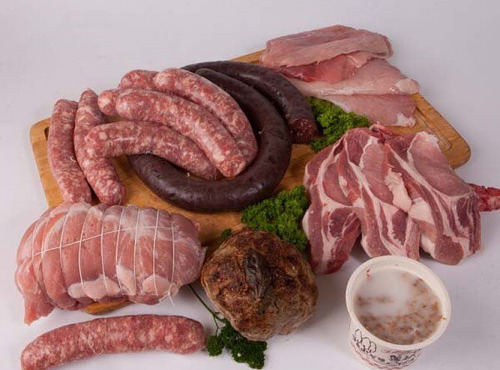 La Ferme du Louvier - Caisette Decouverte 5kg de porc élevé en plein air