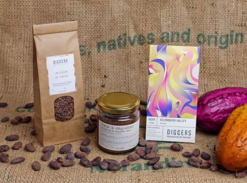 Diggers Manufacture de chocolat - Coffret 3 de chocolats bean to bar
