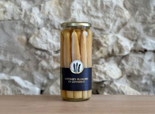 Les Asperges Perroteau - Asperges blanches 16+ en conserve 6x300g