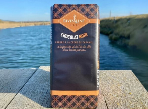 Rivesaline - Terre Saline - Chocolats noir crème caramel 100g