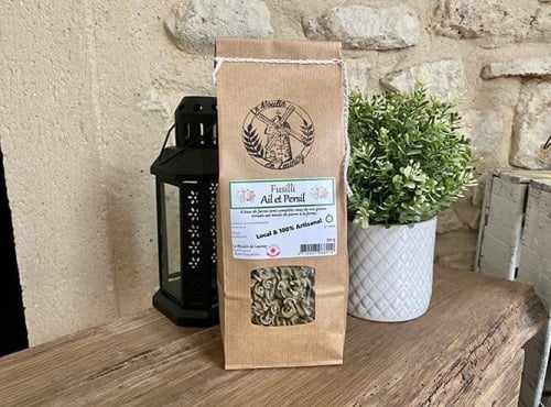 Le Moulin de Launay - Fusilli à l'ail et persil - 350g