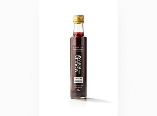 SÒSU, les Artisans de la Sauce - Moulin de la Bresse - Vinaigre (Cassis Noir de Bourgogne) 25 cl