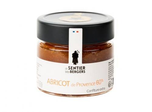 Le sentier des Bergers - Confiture extra d'abricots de Provence 1 x 200g