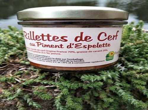 La Ferme de l'Etang - Rillettes de cerf au piment d'Espelette