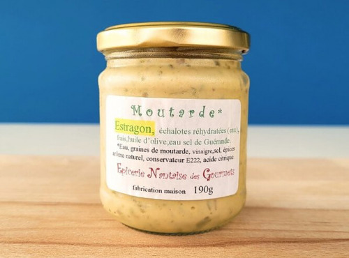 La Criée d'à Côté - Moutarde à l'Estragon - 190g