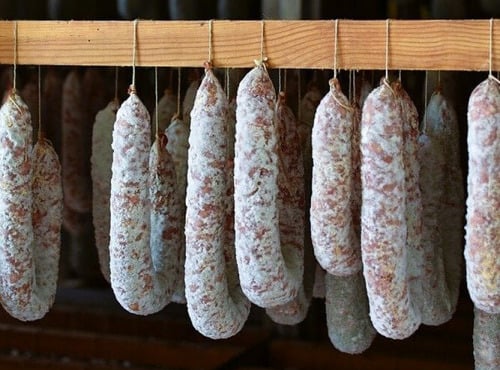 La Truite du Mézenc - Saucisse sèche de nos Montagne en lot de 1kg