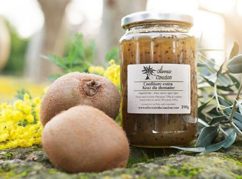 L'OLIVERAIE DU COUDON - Confiture de kiwi du domaine 220Gr