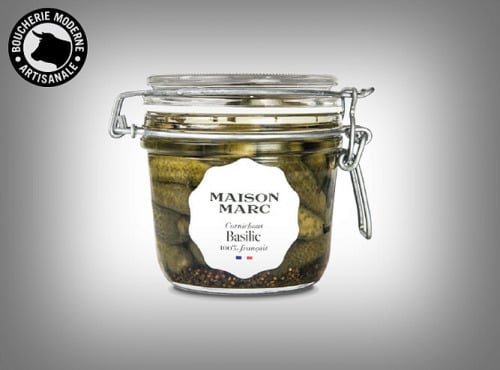 Boucherie Moderne - Cornichons Basilic - 540g