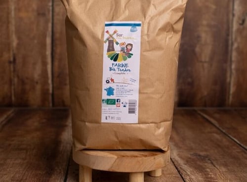 Sur Nos Terres - Farine de blé tendre T130 bio - 5kg