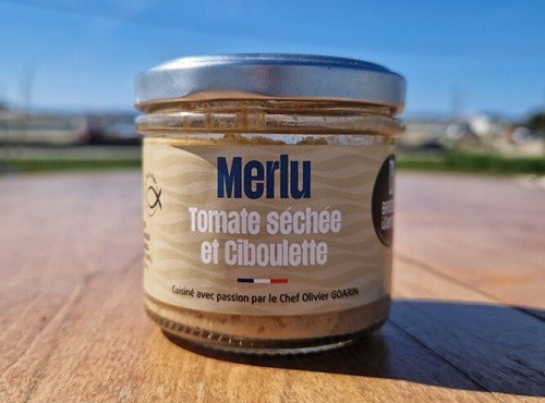 Famille Guezel - Rillette de poisson - Merlu tomate séchée et ciboulette - Les Breizh'illettes 90g