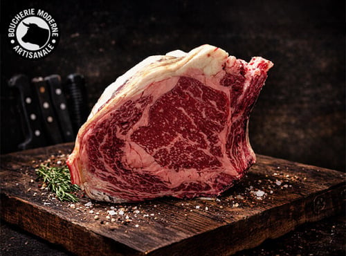 Boucherie Moderne - Côte de bœuf Longhorn maturée - 1,25kg