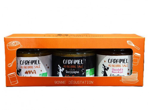 Biscuiterie des Vénètes - Coffret mini pots de caramel au beurre salé