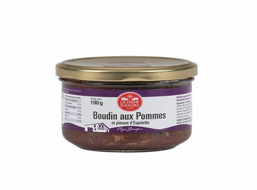 La Ferme Elizaldia - Boudin aux pommes 190g
