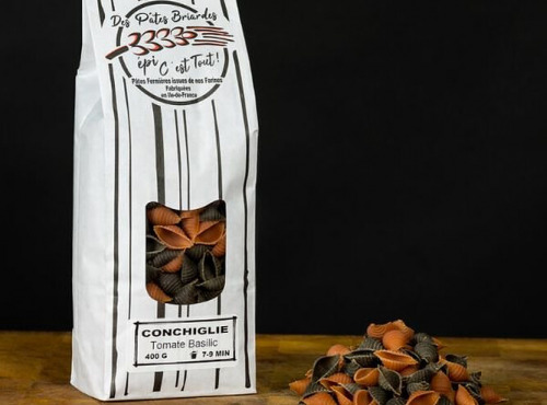 Des pâtes Briardes épi c'est tout ! - Conchiglie tomate basilic - 400g