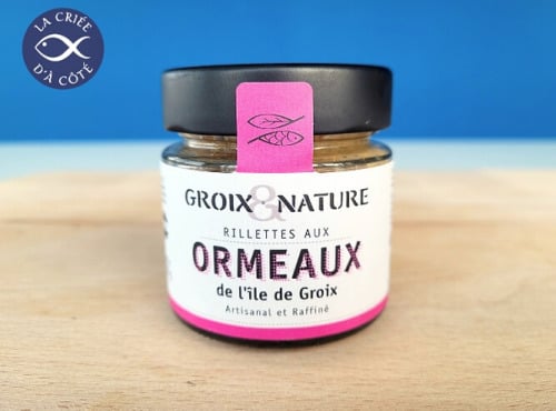 La Criée d'à Côté - Rillettes aux Ormeaux de l'île de Groix - Groix et Nature - 100g