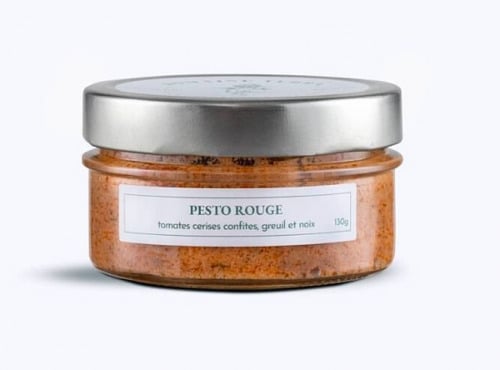 Domaine Terra - Tartinable pesto rouge au greuil (ricotta du Béarn) et noix du Périgord