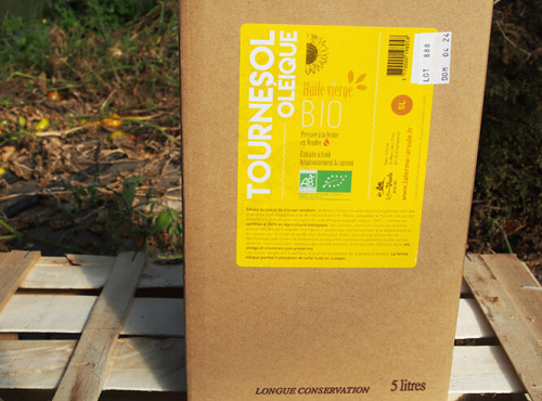 Mon Petit Producteur - Huile vierge de Tournesol oléique Bio - [vendu Par 5L]+