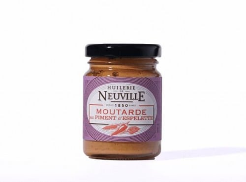 Huilerie de Neuville - Moutarde au Piment d'Espelette