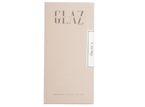 Glaz la chocolaterie de la presqu’île - Tablette Glaz chocolat lait à 43% de cacao