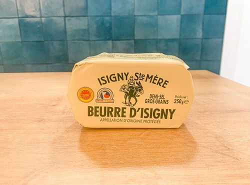 La Fromagerie PonPon Valence - Beurre demi sel gros grains d'Isigny AOP