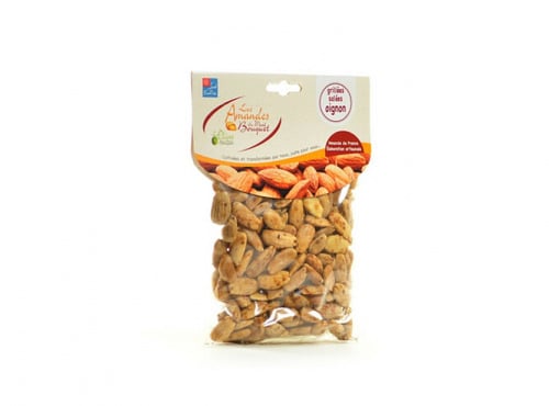 Les amandes et olives du Mont Bouquet - Amandes grillées salées à l'oignon 200g