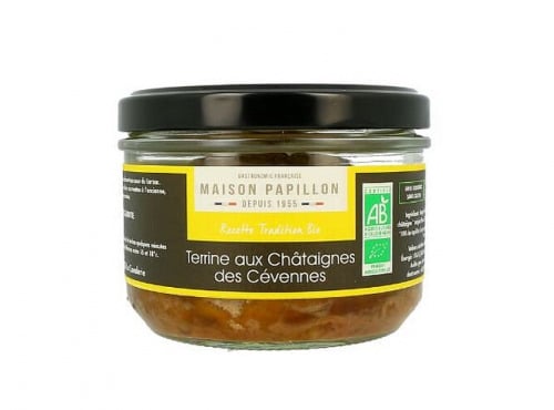 Maison PAPILLON - Artisan depuis 1955 - Terrine BIO aux Châtaignes 160g