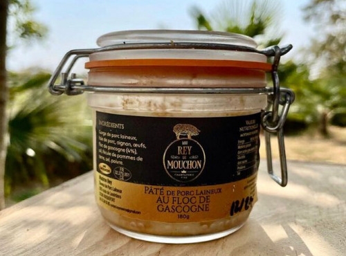 Lou Rey du Cochon - Pâté de porc laineux au floc de Gascogne 180g
