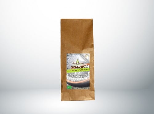 Adal Terra - Gomasio (fin) Lin & Sésame Biodynamiques - Fleur de Sel 500G