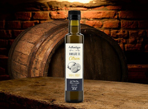 Vinaigres le petit Bio - Vinaigre de Citron bio - 25cl