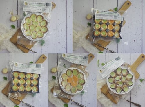 Limero l'Escargot Mayennais - Assortiment d'escargots : Lot de 10 Assiettes de 12 Escargots gros gris(feuilletés, crouskiss, coquilles)