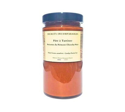 Secrets Incomparables - Pâte à Tartiner Noisettes du Piémont IGP Chocolat Noir 720g