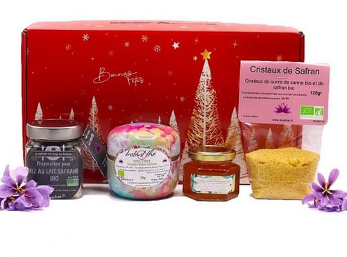Le safran - l'or rouge des Ardennes - Coffret de fêtes Paradis Gourmand Bio