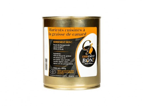 Gersement bon! - Haricot cuisiné au bouillon et à la graisse de canard